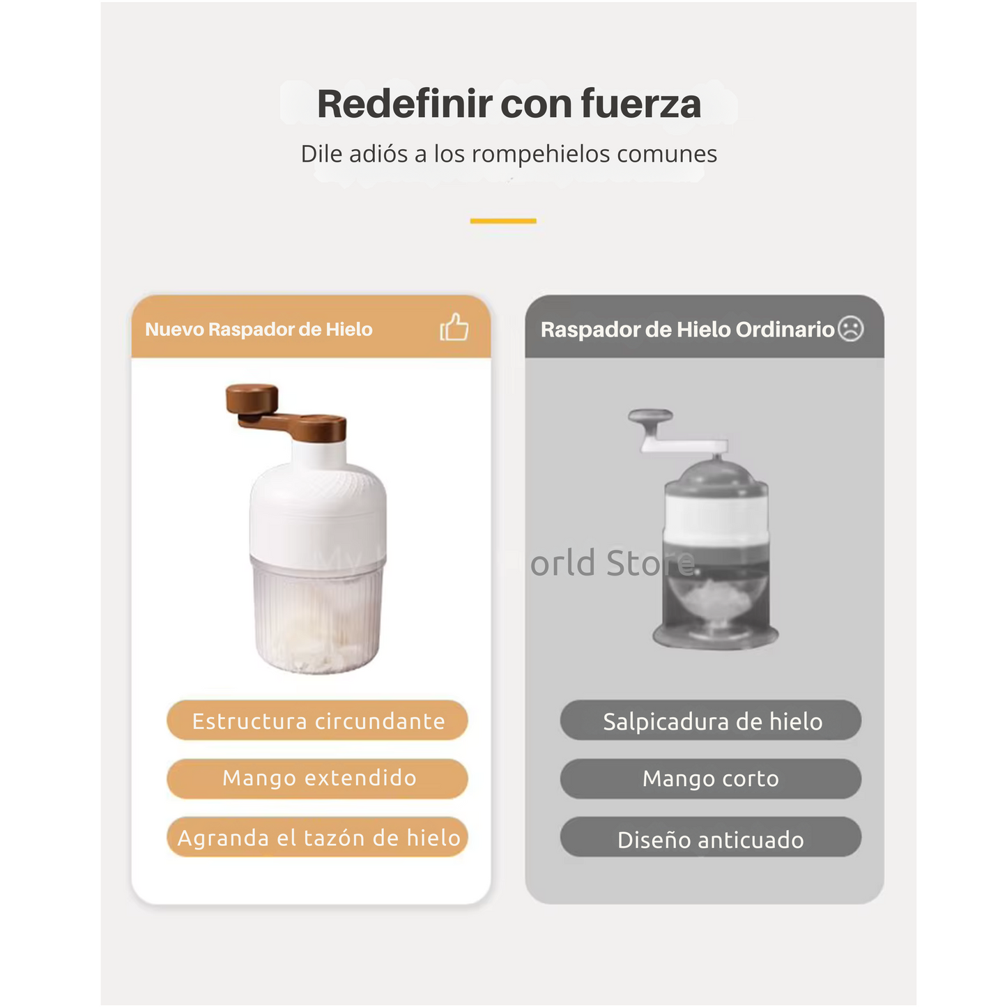 Raspador de hielo Express